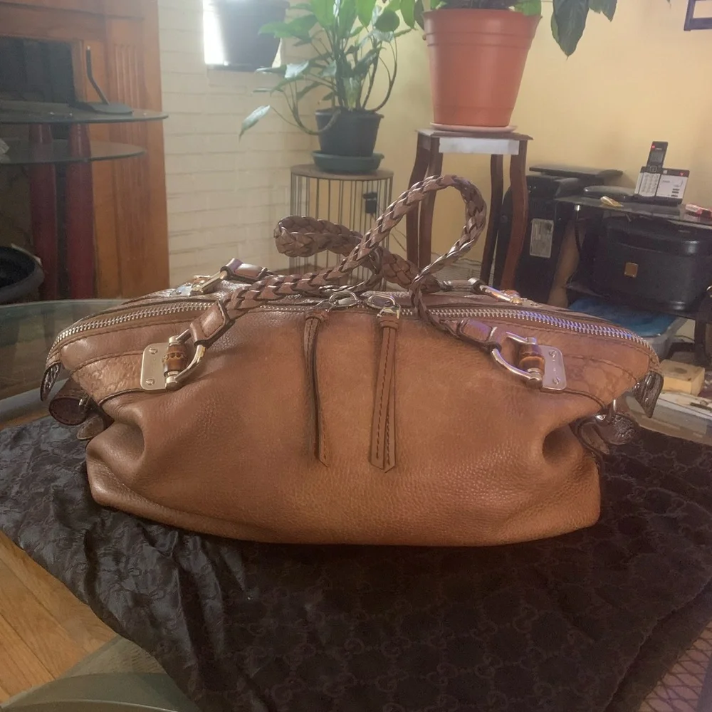 Gucci Bamboo Bag in Brown Leather XL - Picture 15 of 15